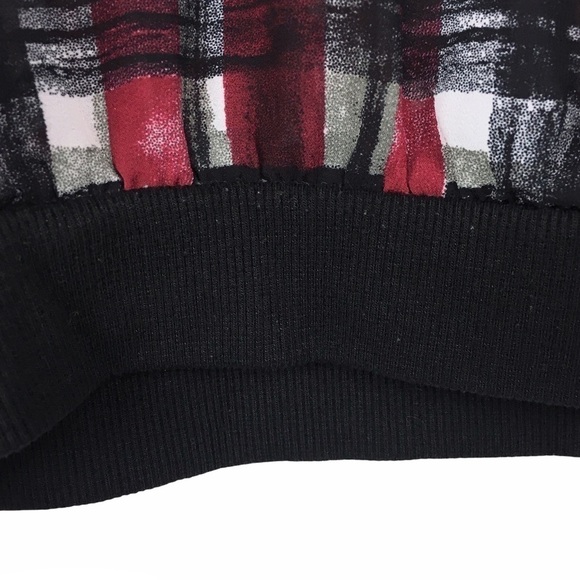 TORRID Top Blouse Pullover Plaid Grid Stripe Sheer Lightweight Plus Size 2X - Picture 9 of 12